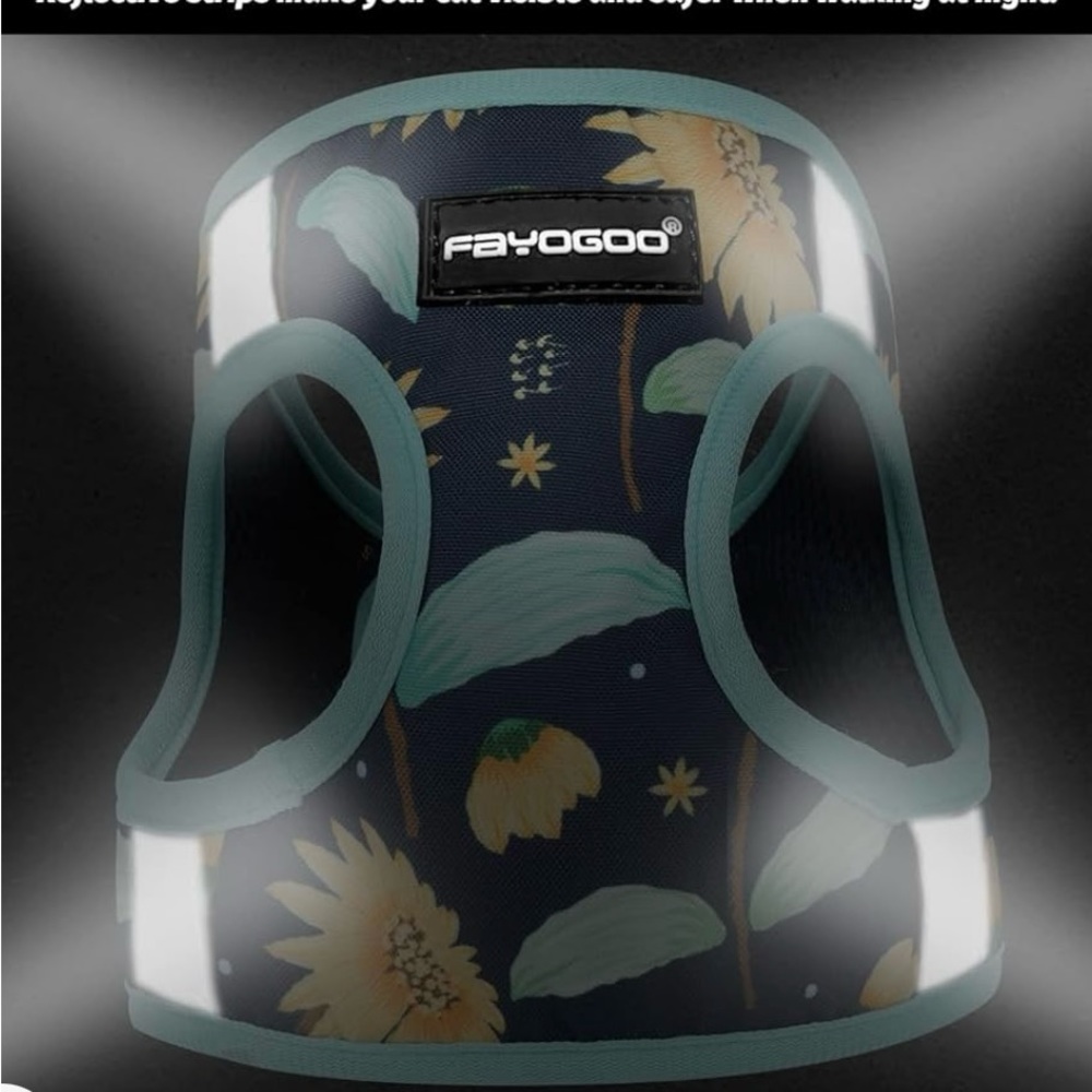 Cat harness and leash. Brand new size medium.